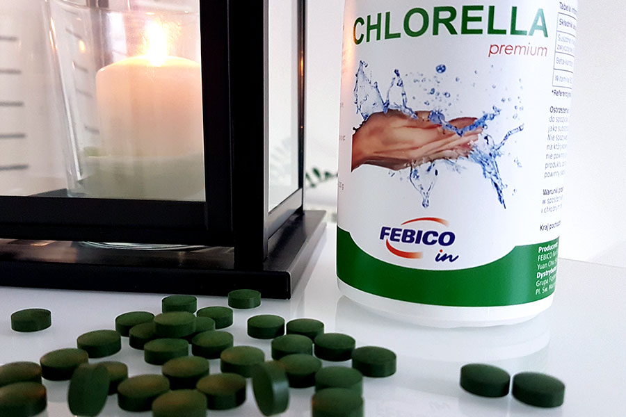 Chlorella w tabletkach na oczyszczanie organizmu